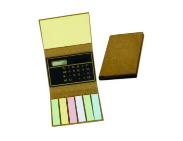 Bloco de Anotações com Post-It + calculadora – sf1600